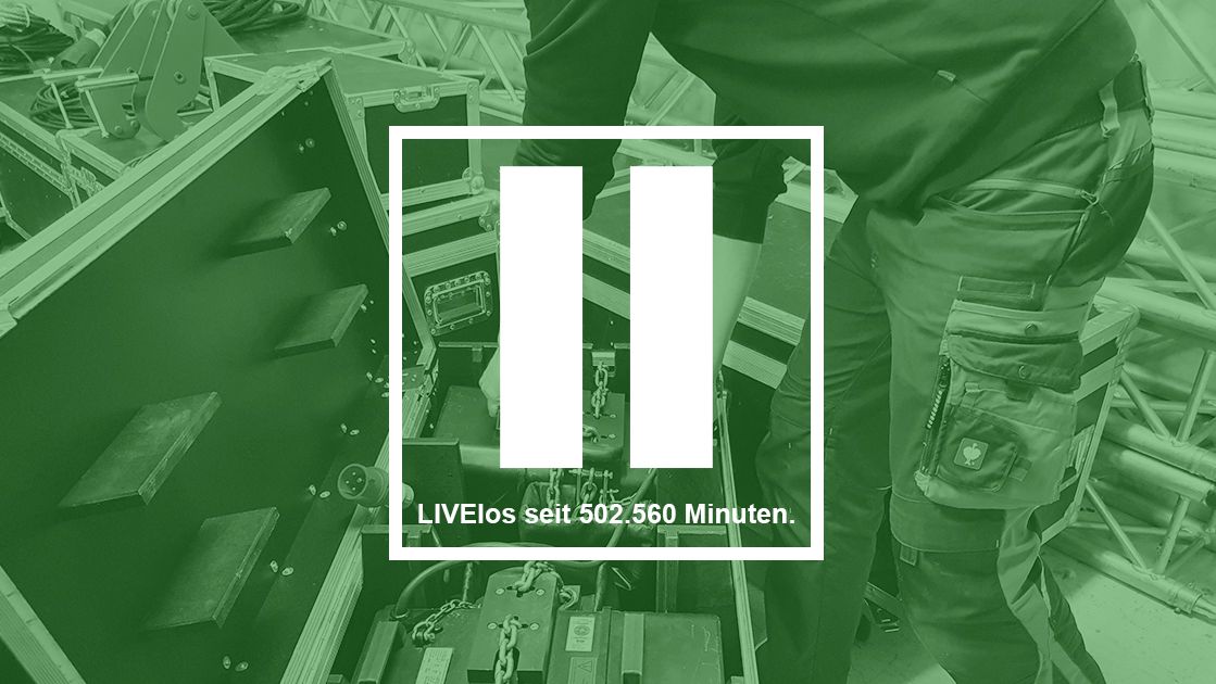 Die Rigger sind aktuell ohne Arbeit, sie sind LIVElos.