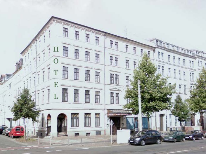 Fassade des Arena City Hotels.