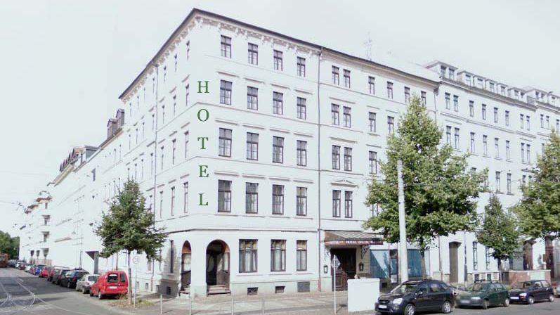 Fassade des Arena City Hotels.